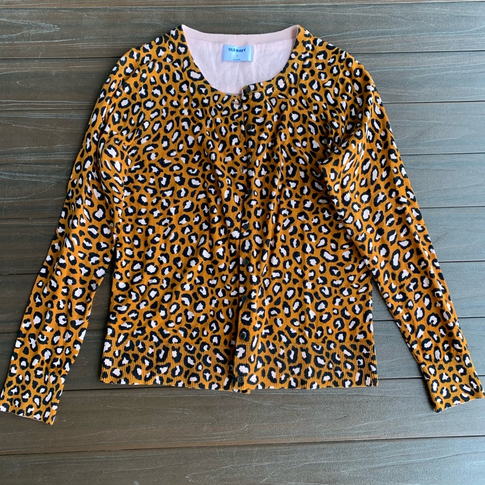 Cheetah Print Business Casual Cardigan